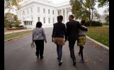 President Obama Returns From Church