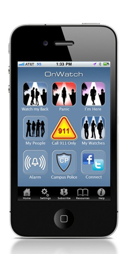 Image of "On Watch" iPhone app
