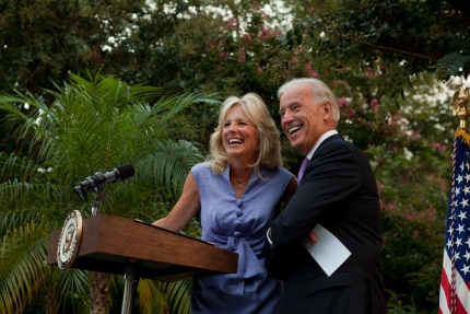 Vice President Joe Biden and Dr. Jill Biden attend a reception honoring the 16th anniversary