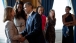 President Obama Greets Minnesota Lynx Coach Cheryl Reeve 