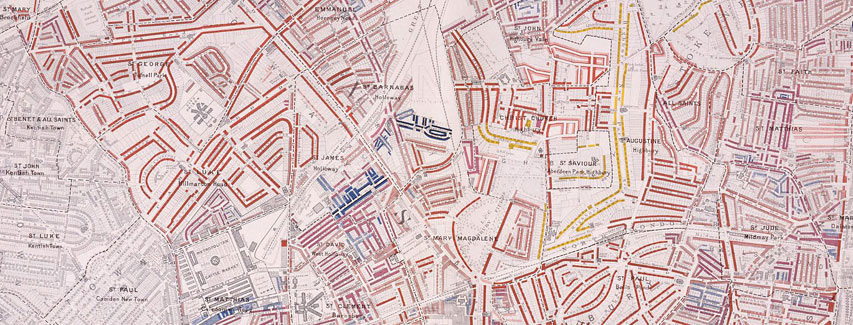 Booth's London Poverty Map