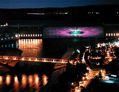 Laser Show  - Grand Coulee Dam