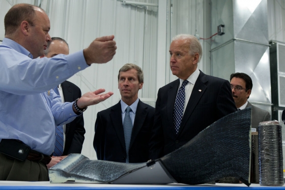 VP Biden tours Albany Engineered Composites