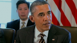 President Obama Speaks Before a Cabinet Meeting