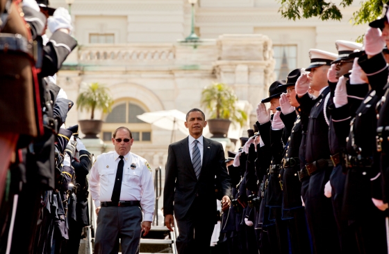 President Barack Obama at the National Peace Officers Memorial Service