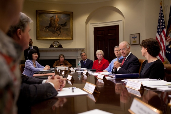 Vice President Joe Biden holds a meeting on transparency in college costs (June 5, 2012)