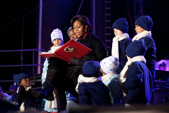 The First Lady Reads the Night Before Christmas
