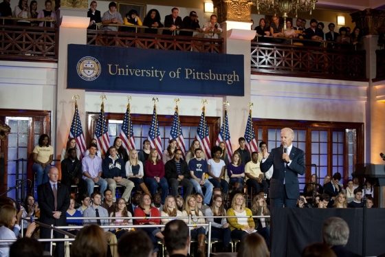 Vice President Biden in Pittsburgh Speaking About College Affordability