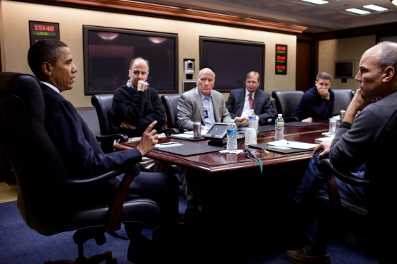 The President Discusses the Tucson, Arizona Shootings in the Situation Room
