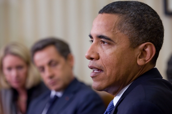 President Barack Obama Speaks on the Arizona Shooting After Meeting with President Nicolas Sarkozy of France