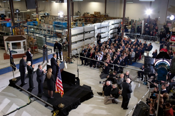 President Obama at Thompson Creek Manufacturing