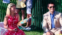 2011 White House Easter Egg Roll: Kelly Ripa and Mark Consuelos Read "Robot Zot!"
