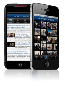 The White House has iPhone and Android applications