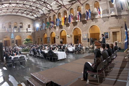 A large and diverse crowd gathered for USDA’s 4th annual Iftar celebration