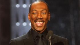 Eddie Murphy speaks onstage at The First Annual Comedy Awards at Hammerstein Ballroom on March 26, 2011 in New York City. (Photo by Dimitrios Kambouris/Getty Images)