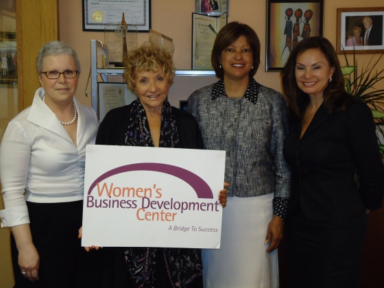 Treasurer Rosie Rios at the the Women’s Business Development Center of Chicago