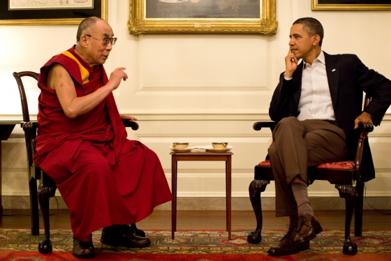 President Obama meets with His Holiness the XIV Dalai Lama