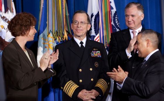 Chairman of the Joint Chiefs of Staff Admiral Mike Mullen at Signing of "Don't Ask Don't Tell" Repeal