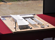A model of the future bus transportation hub for Fayetteville, NC
