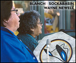 Wayne Newell and Blanche Sockabasin