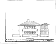 Reverend Jessie R. Ziegler House, South Elevation