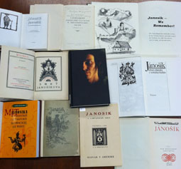 Covers of books about Janosik
