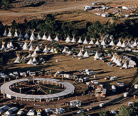 Crow Fair campgrounds