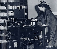 Robert Winslow Gordon with sound recording equipment