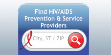 HIV/AIDS Prevention & Service Providers Locator screenshot