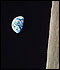 Earthrise photo from exhibit