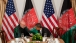 President Barack Obama Talks with Afghan President Hamid Karzai 