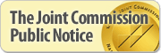 The Joint Commission Public Notice