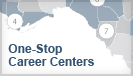 Image of One-Stop Career Center Area Map