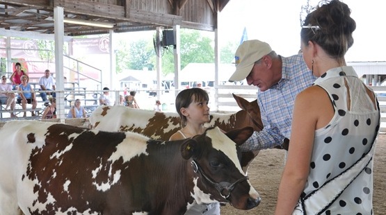 Senator Coats at the Monroe County Fair