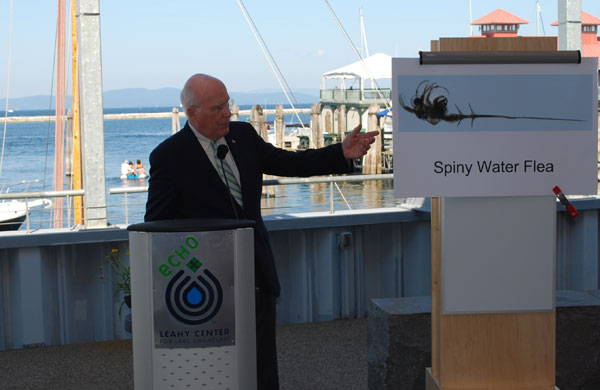 Senator Leahy Discusses Threat Of Invasive Species To Lake Champlain