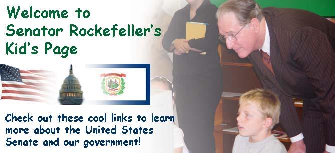 Senator Rockefeller's Kid's Page