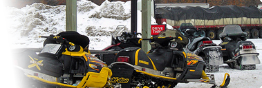 Snowmobiling in Northern MI