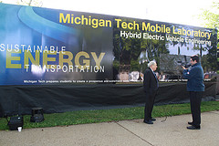 Michigan Tech's Mobile HEV Lab Visits Capitol Hill - April 2012