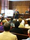 Pryor hosts a town hall meeting in Camden to discuss issues affecting the country, state, and local communities.
