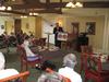 Pryor discusses Medicare, Social Security, and other issues affecting seniors at the Emeritus Senior Living at Pleasant Hills in Little Rock