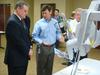 Pryor tours St. Joseph’s Mercy Hospital in Hot Springs, AR, and discusses the hospital’s new robotic surgical system for which Pryor helped secure funding