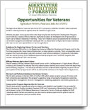 Opportunities for Veterans
