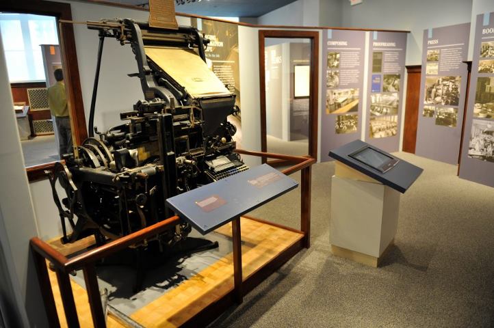 Photo: GPO updates history exhibit to feature machine typesetting: http://www.gpo.gov/pdfs/news-media/press/12news45.pdf
