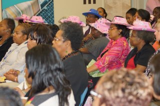 Photo: Employees gathered for the event in GPO's bookstore.