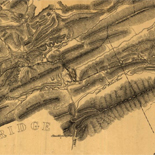 A map of the Virginia Central Railroad, west of the Blue Ridge, and the preliminary surveys, with a profile of the grades.