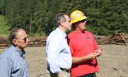 Senator Merkley Tours the Coquille Tribe Biomass Project