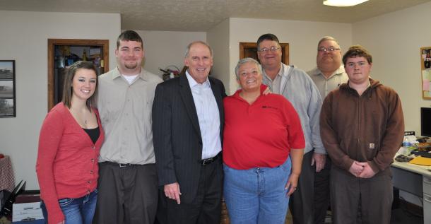 Senator Coats with Indiana Farm Bureau Members