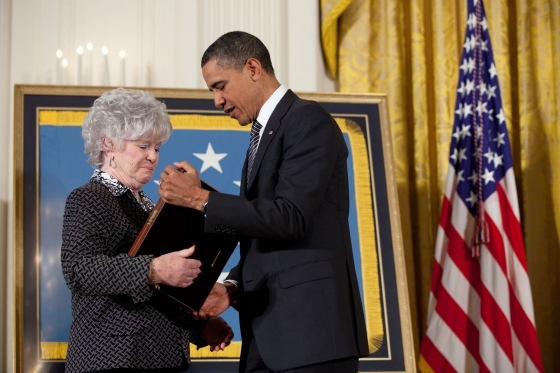 President Barack Obama Awards the Medal of Honor Posthumously to Private First Class Henry Svehla, U.S. Army