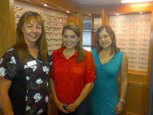Photo: Congresswoman brings VSP Clinic to residents in Anaheim for free eye exams and glasses. Thank you VSP!