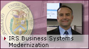 screenshot from the IRS Modernization video